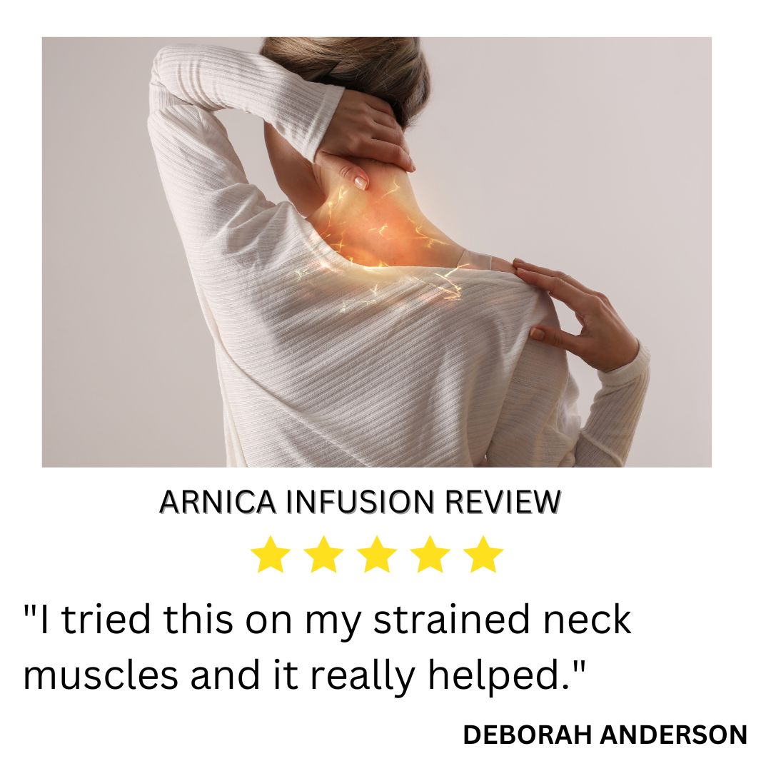Arnica Infusion Pain Relief Cream - 3 oz. Fast Acting Arnica Cream - For Sore Muscles, Joints, Arthritis, Backaches, Sprains, Strains & Bruises