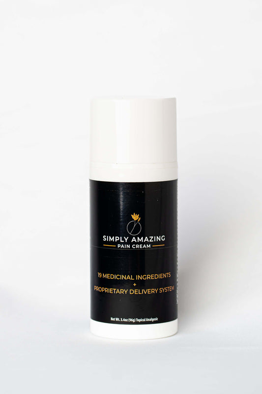 Simply Amazing Pain Cream - 3.4 oz - Fast-Acting, Anti-Inflammatory Muscle & Joint Support
